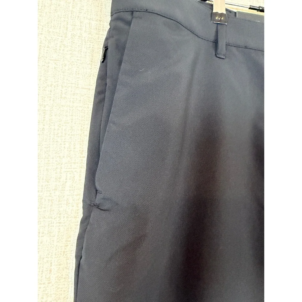 NWT Banana Republic Mens Core Temp Chino Pants 38x32 Black Slim Tapered Gorpcore